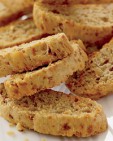 aged gouda biscotti with walnuts