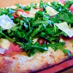 Taleggio, Prosciutto and Arugula Pizza