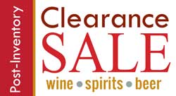 clearance wine spirits and beer