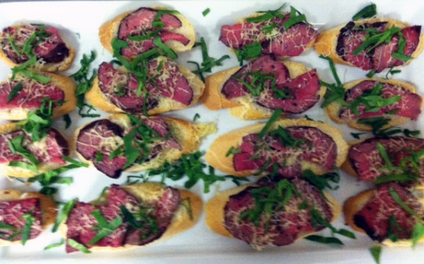 Beef Tenderloin with Gruyere and Spinach