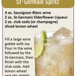 Art of the Cocktail-St Germain Spritz