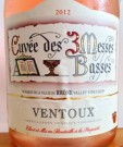 Les Vignerons du Mont-Ventoux Cuvée des 3 Messes Basses Rosé 2012
