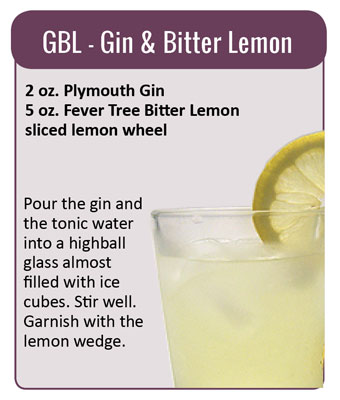Gin & Bitter Lemon cocktail recipe