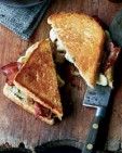 Grilled Bacon and Cheese Curd Sandwich