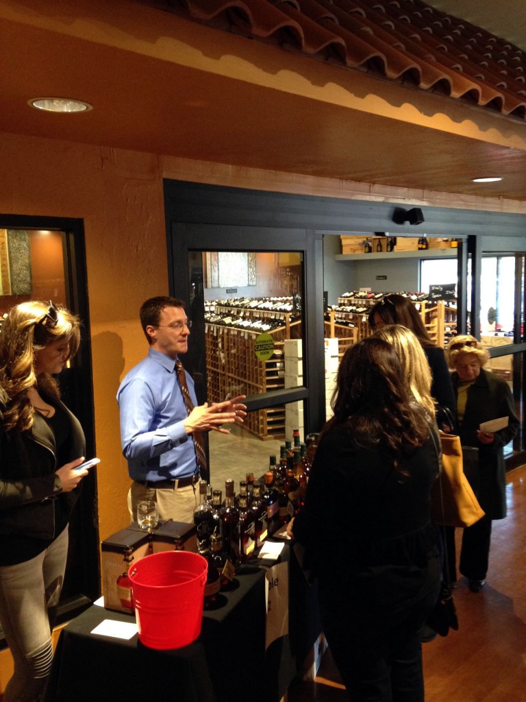 Sampling products from topnotch distilleries.